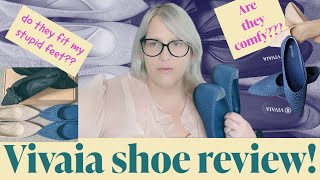 Vivaia new collection shoe review and wear test are these sustainable shoes good for my wide feet [upl. by Iridissa]