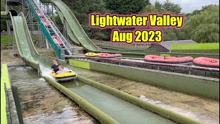 Lightwater Valley vlog Aug 2023 [upl. by Cordell]