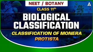 BIOLOGICAL CLASSIFICATION CLASS 11  CLASSIFICATION OF MONERA PROTISTA  BOTANY BY SANKALP BHARAT [upl. by Tarttan]