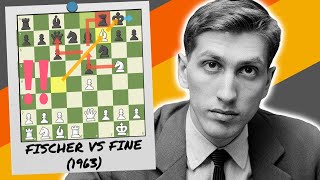 Fischer Phá Hủy Phòng Thủ Philidor trong 10 Nước  Robert James Fischer vs Reuben Fine 1963 [upl. by Mak821]