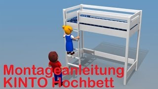 Bauanleitung Kinderbett KINTO Hochbett [upl. by Carper133]