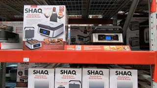 SHAQ SMOKELESS GRILL AND PRESS ELECTRIC INDOOR GRILL AND PANINI PRESS AT COSTCO CLOSE UP LOOK [upl. by Yrogerg]