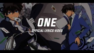 The Last Wizard of the Century Ending 『ONE』by Bz  Official Lyrics Video [upl. by Vanny621]