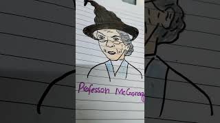 RIP Sir Michael Gambon  Professor Dumbledore in JK Rowling’s Harry Potter Films  Drawing lesson [upl. by Rovaert585]