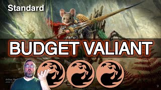 MONO RED VALIANT rules 🔥🔥🔥 MTG Arena Bloomburrow Standard Deck 2024 [upl. by Kerstin]