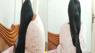 Loose Bun Play By Man  Long Hair Play By Man indianhairplay [upl. by Brander293]