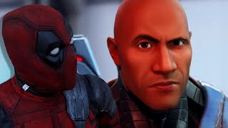 Deadpool Meets The Rock Fortnite Chapter 3 EVENT Reaction [upl. by Pincince]