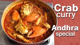 Crab Curry Village Style  Country Food  Indian Village Style Crab Curry Recipes  Andhra style [upl. by Ameline462]