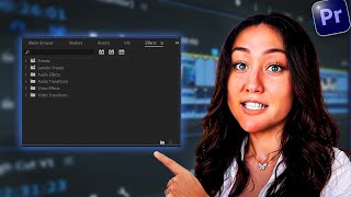 How to open effects panel in Premiere Pro [upl. by Starr]