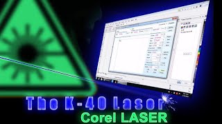 K40 Laser  Corel Laser beginner Tutorial Vlog [upl. by Ayotnom]