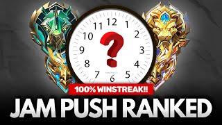 JAM PUSH RANK TERBAIK SEASON 32  Mobile Legends [upl. by Glass679]