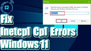 Fix inetcplcpl Errors in Windows Control Panel Missing [upl. by Cowley]