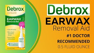 Debrox Earwax Removal Aid  earwax removal drops  earwaxremoval earwax eardrop [upl. by Akilak]