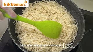 How to make Crispy Noodles Chow Mein with Kikkoman [upl. by Myrtia]