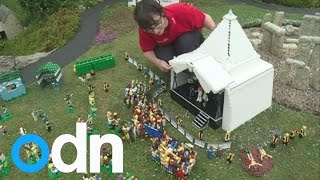 Glastonbury gets the Lego treatment [upl. by Roter]