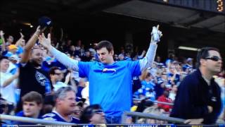 NFL fan obscene gesture caught on camera [upl. by Etnoval]