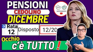 INPS ⚠️ CEDOLINO PENSIONI DICEMBRE 2024 ➡ C’è TUTTO ✅ BONUS 155€ TREDICESIMA AUMENTI e CONGUAGLI [upl. by Corella]