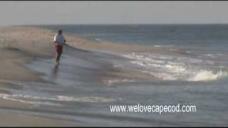 Fishing at Nauset Beach in East Orleans MA [upl. by Reinold100]