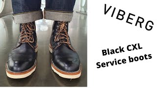 Viberg Service Boots 2030 Last in Black Chromexel Leather  Unboxing Video [upl. by Melvina]