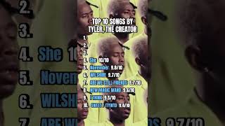 Top 10 Tyler The Creator Songs tylerthecreator igor cmiygl flowerboy hiphop rap fyp [upl. by Granoff]