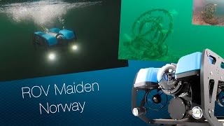 BlueRobotics  BlueROV2  Maiden dive in Norway [upl. by Akimert]