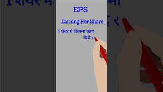 EPS Earnings Per Share kya hota hai EPS explained in hindi investing sharemarket stockmarket [upl. by Ressan]