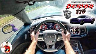 Its Here First Drive in My 2023 Dodge Demon 170 POV [upl. by Rhtaeh]