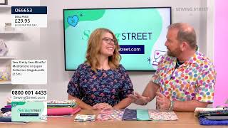 Sewing Street 21082024  With Stuart Hillard And Guest Designer Lucy Picksley [upl. by Neened]