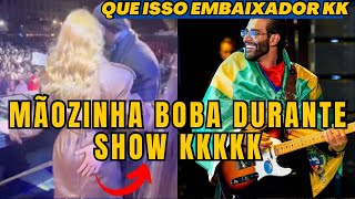 Gusttavo Lima ataca de DJ e desliza MÃO BOBA no BUMBUM de Andressa Suita nos EUA [upl. by Eltsryk]