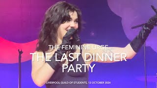 The Last Dinner Party  The Feminine Urge  Live 4k  Liverpool Guild of Students 12 October 2024 [upl. by Noraed]