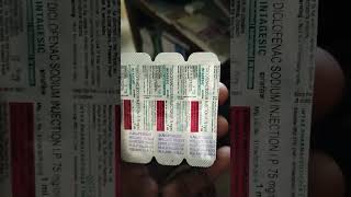 Diclofenac sodium 75mg injection use in hindi painkiller injection shorts short viralshorts [upl. by Cohdwell]