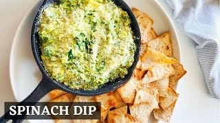 Quick And Easy Spinach Dip l How To Make Spinach Dip With Cream Cheese  Easy Recipe [upl. by Megdal]