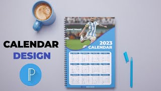 HOW TO DESIGN A CALENDAR IN PIXELLAB  PixelLab Tutorial 2023 [upl. by Crescin]