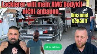 Projekt Abbruch Bodykit AMG passt nicht Autosiastik will es anbauen [upl. by Alleinnad]