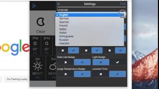 How to Change Settings in Weather Extension [upl. by Ignazio428]