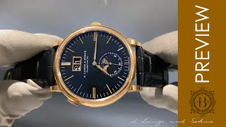 A Lange amp Sohne Saxonia Moon Phase 384031 Wristwatch [upl. by Rennie]