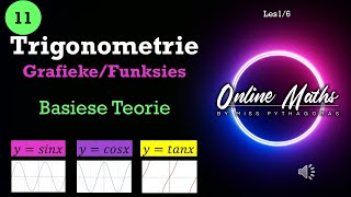 Graad 11 Trigonometrie Funksies of Grafieke Les1 Teorie Basiese Trig Funksies [upl. by Primo150]