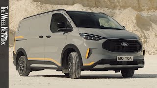 2023 Ford Transit Custom Trail Van AWD  Grey Matter  Driving Interior Exterior [upl. by Laurent]