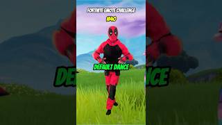 Default Dance Dance Moves  Fortnite Emote Challenge No 40 shorts fortnite defaultdance [upl. by Refinney]