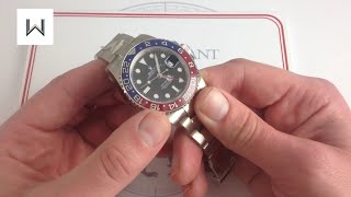 Rolex GMTMaster II 116719 BLRO quotPepsi Bezelquot Luxury Watch Review [upl. by Gaskin500]