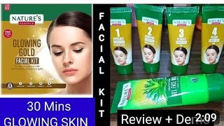 Natures Ka Glowing Gold Facial KitSkin CareBe NaturalYouTube video [upl. by Khalil]