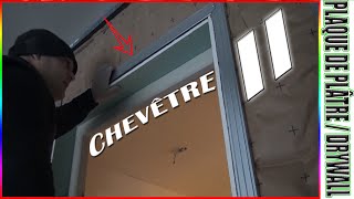 88 ➡️ PORTE CHEVÊTRE Dans cloison séparative Thermique amp Phonique Garage  part 2 [upl. by Hodgson591]