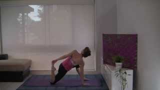 Hatha Flow Yoga to Access the Now  Gain Strength Balance and Flexibility 40 min full class [upl. by Hurless]