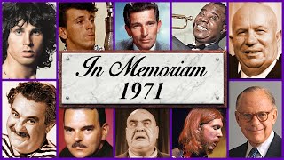 In Memoriam 1971 Famous Faces We Lost in 1971 [upl. by Ayaj697]