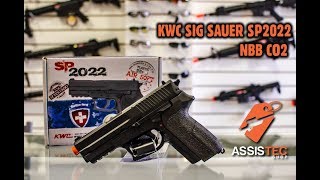 Assistec  Review Pistola NBB CO2 KWC SIG SAUER SP2022  PTBR [upl. by Aisiat]