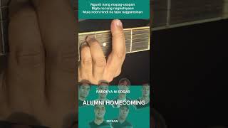 PAROKYA NI EDGAR  ALUMNI HOMECOMING  QUICK GUITAR TUTORIAL [upl. by Barcellona]