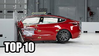 TOP 10 SAFEST LUXURY CARS 2022 IIHS CRASH TEST [upl. by Brittaney168]