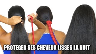 COMMENT BIEN PRESERVER SES CHEVEUX LISSE LA NUIT  TUTO KARDOUN [upl. by Etnomal10]