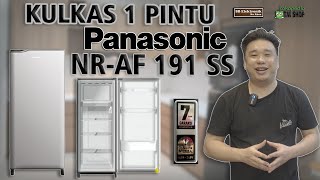 KULKAS PANASONIC 1 PINTU NRAF191SS Yang Listriknya Irit Banget  Elektronik Murah Bogor [upl. by Avin]