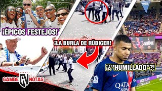 MEGA FESTEJO del MADRID¡BAILA ANCELOTTI😅¡ACCIDENTE DE CAMAVINGA💩HUMILLAN a MBAPPÉ en su DESPEDIDA [upl. by Ferretti]